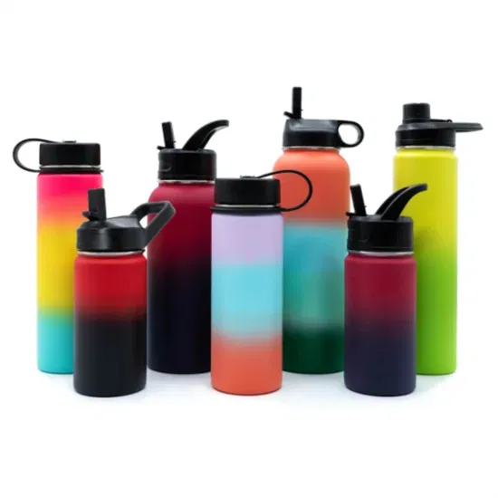 OEM Acceptable Wide Mouth Vacuum Insulated 304 Stainless Steel Outdoor Thermos Water Bottle